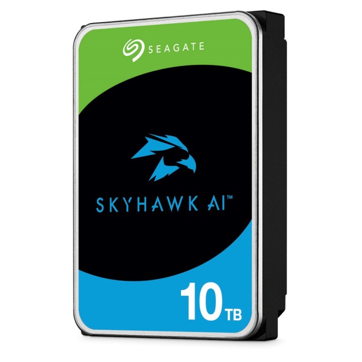 Seagate SkyHawk AI disco rigido interno 10 TB 7200 RPM 256 MB 3.5 Serial ATA III (ST10000VE001)