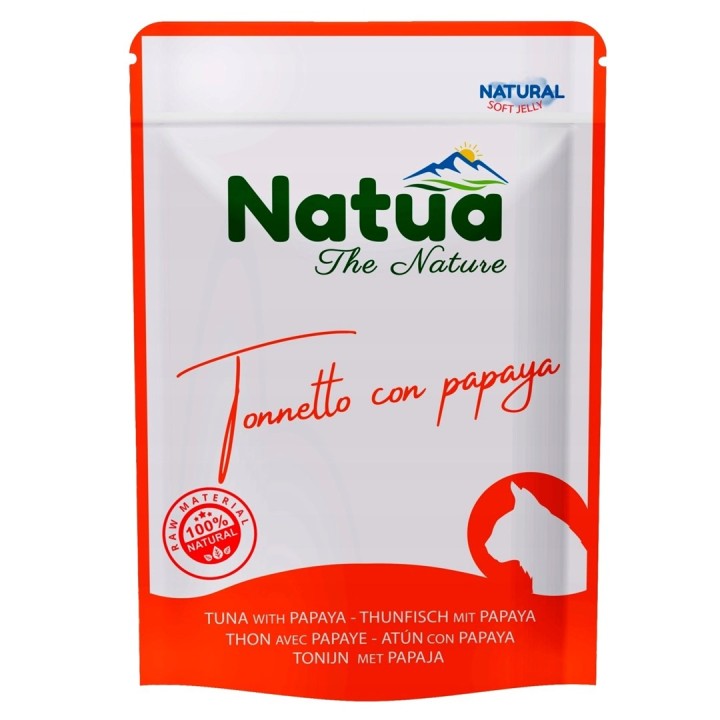 NATUA Mono tonno con papaia - cibo umido per gatti - 70g