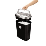 Fellowes 53C trituratore di carta taglio incrociato 22 cm nero