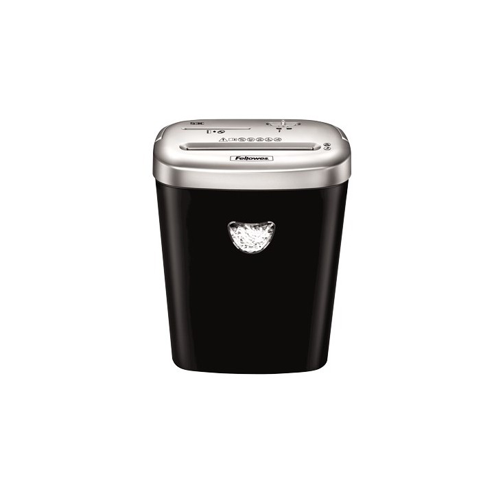 Fellowes 53C trituratore di carta taglio incrociato 22 cm nero