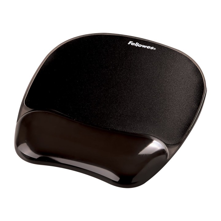 Fellowes CRYSTAL mouse e supporto polso gel nero