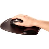 Fellowes CRYSTAL mouse e supporto polso gel nero