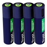 Trust 25671 - batterie ricaricabili AAA 4 pz.