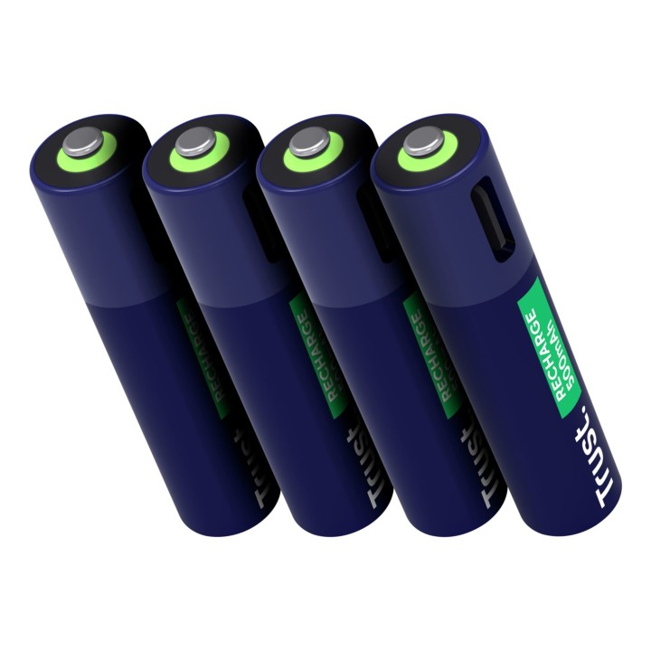 Trust 25671 - batterie ricaricabili AAA 4 pz.