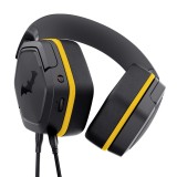 Trust 25784 cuffie/cuffia Cablata Padiglione Gaming Nero Giallo