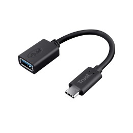 Cavo adattatore Trust Calyx - USB-C a USB-A (nero)