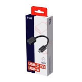 Cavo adattatore Trust Calyx - USB-C a USB-A (nero)