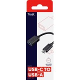 Cavo adattatore Trust Calyx - USB-C a USB-A (nero)