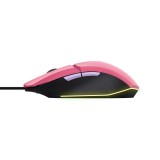 Trust mouse cablato gaming Felox GXT109P rosa