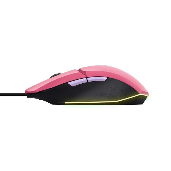 Trust mouse cablato gaming Felox GXT109P rosa