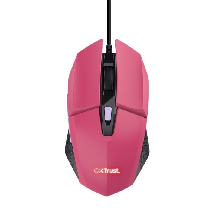 Trust mouse cablato gaming Felox GXT109P rosa
