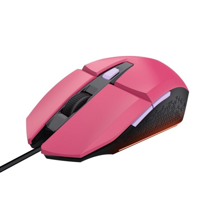 Trust mouse cablato gaming Felox GXT109P rosa