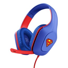 Trust GXT 415SM Zirox Cuffia Cablata Padiglione Gaming Blu Rosso