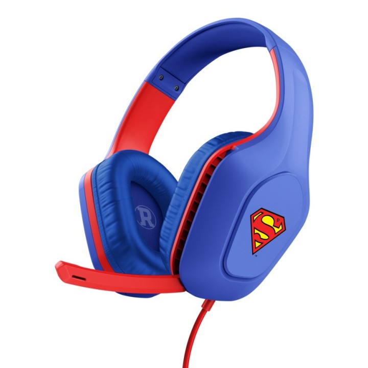 Trust GXT 415SM Zirox Cuffia Cablata Padiglione Gaming Blu Rosso