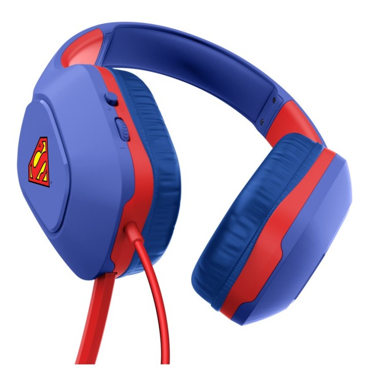 Trust GXT 415SM Zirox Cuffia Cablata Padiglione Gaming Blu Rosso