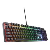 Trust GXT 871 Zora QWERTY US Inglese - tastiera gaming USB (nera)