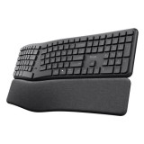 Trust Keyra Tastiera wireless ergonomica multidispositivo