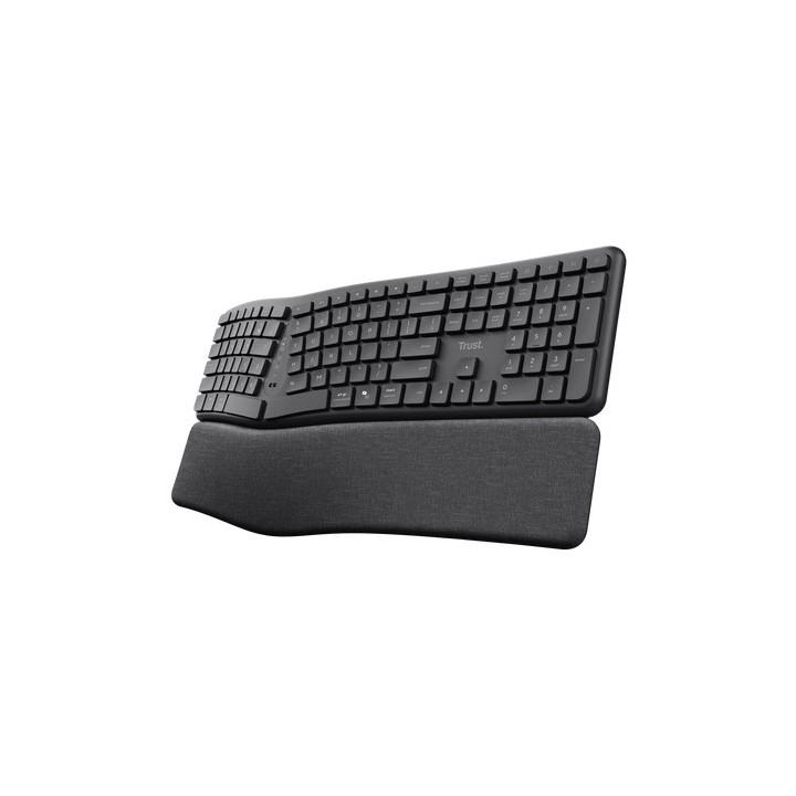 Trust Keyra Tastiera wireless ergonomica multidispositivo