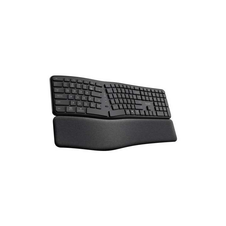 Trust Keyra Tastiera wireless ergonomica multidispositivo