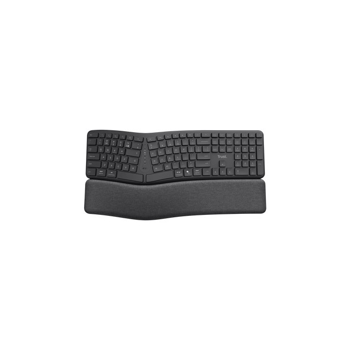 Trust Keyra Tastiera wireless ergonomica multidispositivo