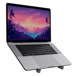 Trust Macy Supporto laptop Metallo Pieghevole Grigio