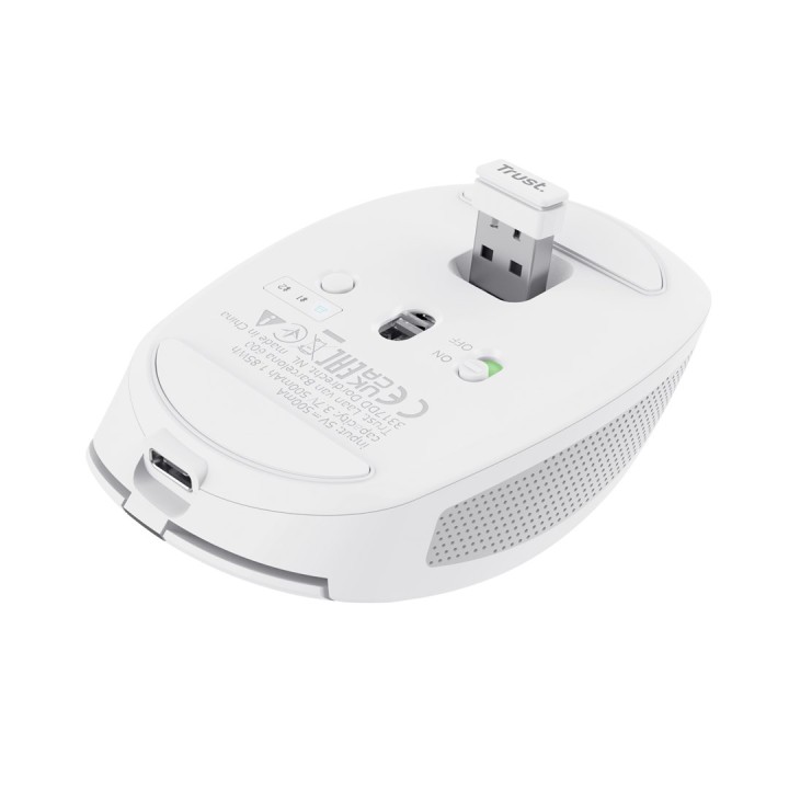 Trust Ozaa mouse Ufficio Destrorso RF Wireless + Bluetooth Ottico 3200 DPI