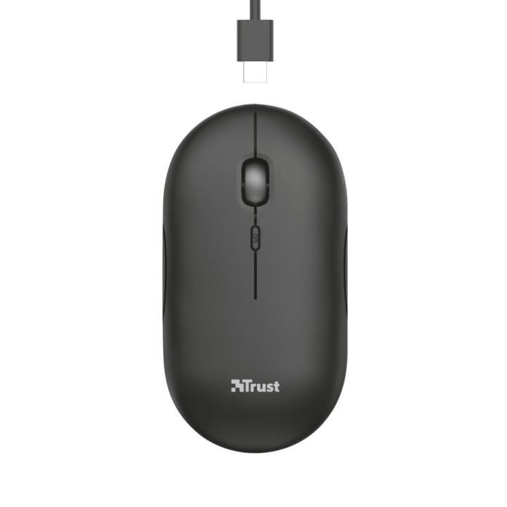 Trust Mouse Ultra-sottile Ricaricabile Wireless Puck