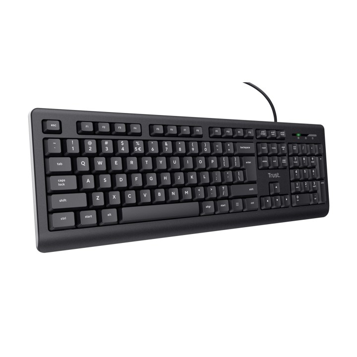 Trust TK-150 tastiera Universal USB QWERTY nero