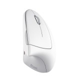 Trust mouse wireless ergonomico verticale Verto bianco (25132)