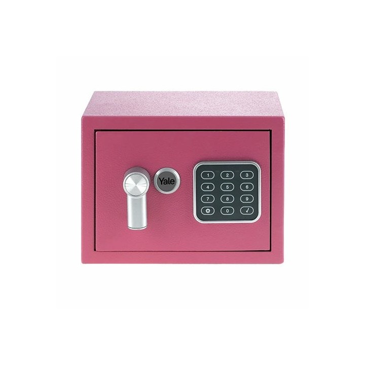 Yale YSV/170/DB2/P Cassaforte da libera installazione 3.8 l Acciaio Rosa