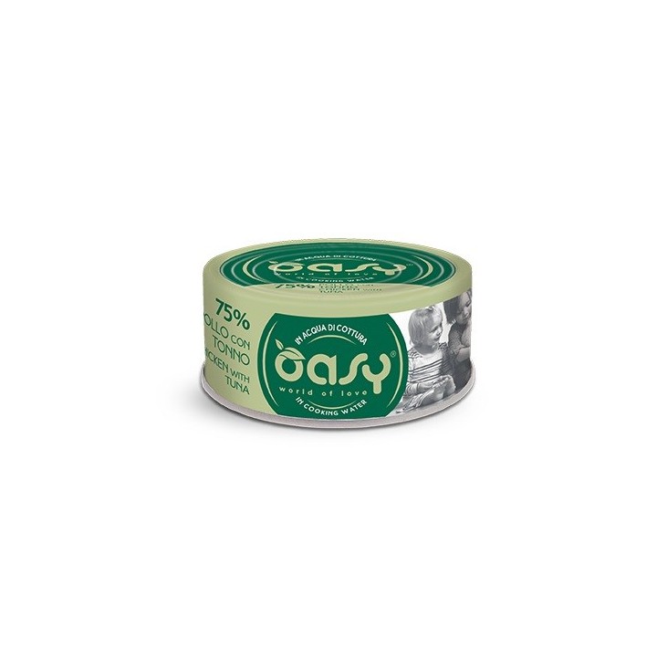 OASY More Love pollo con tonno - cibo umido per gatti - 70g