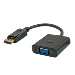 Savio CL-90 adattatore cavo video 0.2 m DisplayPort VGA (D-Sub) nero