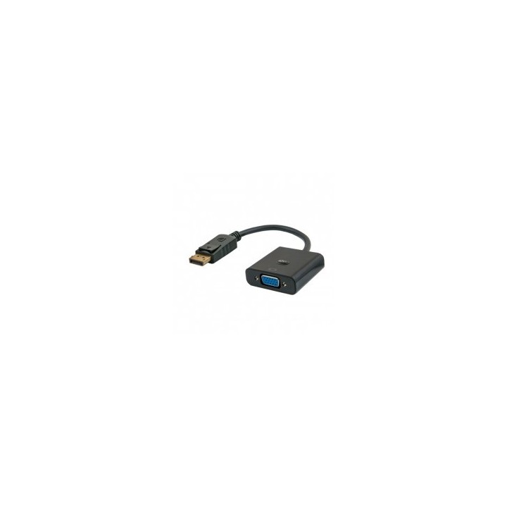 Savio CL-90 adattatore cavo video 0.2 m DisplayPort VGA (D-Sub) nero