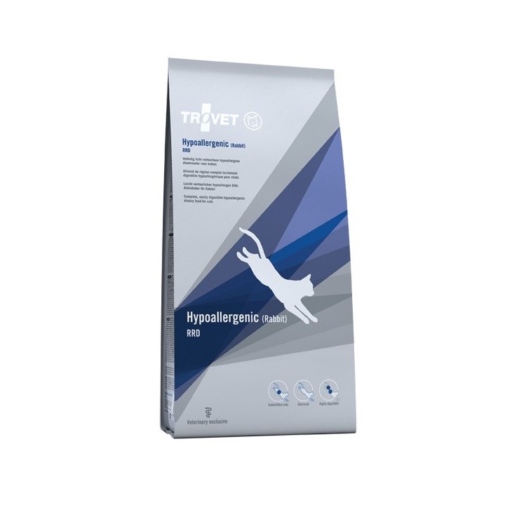 TROVET Ipoallergenico RRD con coniglio - cibo secco per gatti - 2 5kg