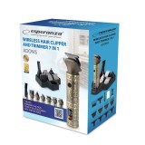 Esperanza EBC006 Tosatrice per capelli senza filo 7 in 1