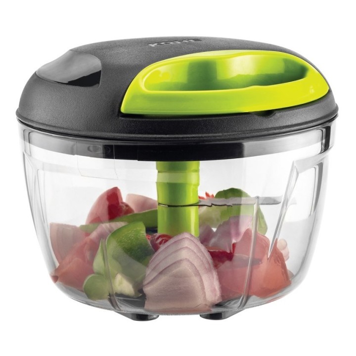 KOHE 600 ml grattugia per verdure 3 lame verde e nero