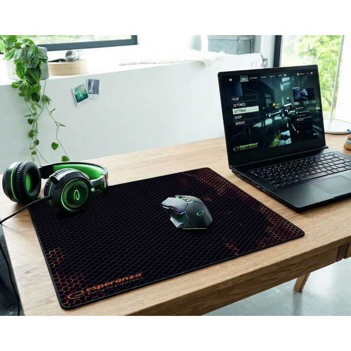 Esperanza EGP101R tappetino mouse Tappetino mouse gaming nero