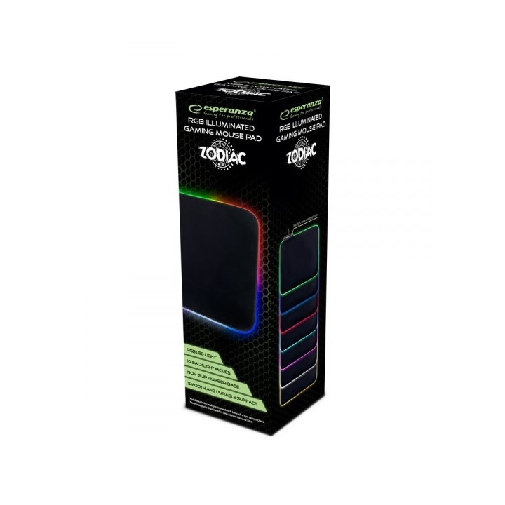 Esperanza EGP105 Tappetino mouse Tappetino mouse gaming Nero