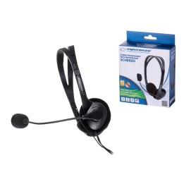 Esperanza EH102 Cuffie/auricolare cablate archetto Chiamate/Musica nero
