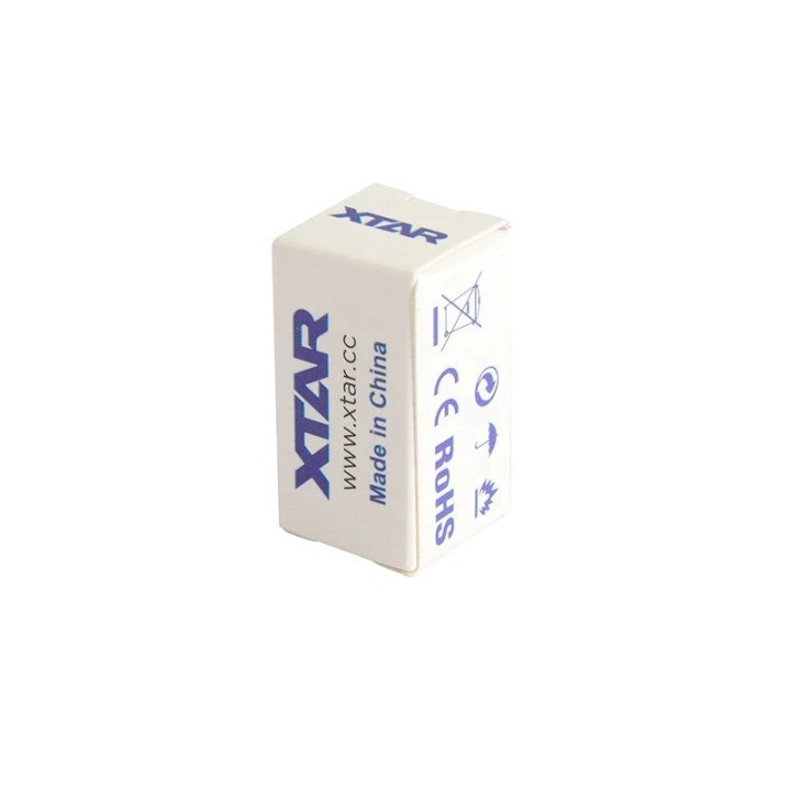Batteria 16340/R-CR123 3 7V Li-ion 650 mAh con protezione