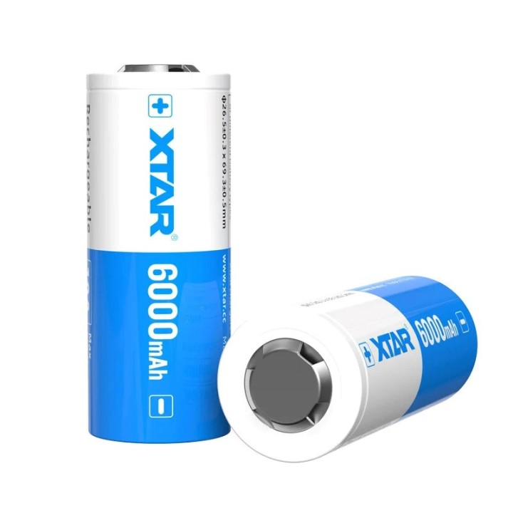 Batteria 26650 3 6V Li-ion 6000 mAh