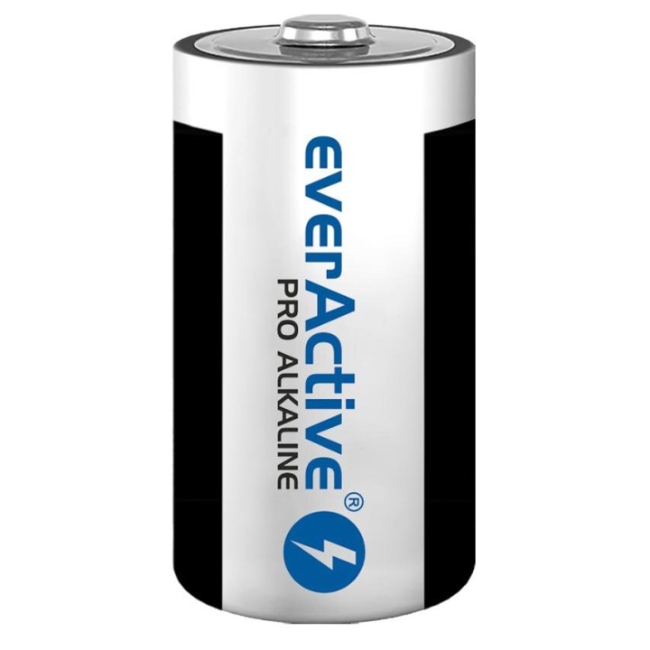 Batterie alcaline everActive Pro Alkaline LR20 D - blister card 2 pezzi
