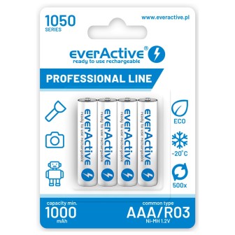Batterie ricaricabili everActive Ni-MH R03 AAA 1050 mAh Professional Line