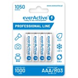 Batterie ricaricabili everActive Ni-MH R03 AAA 1050 mAh Professional Line