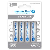 Batterie ricaricabili everActive Ni-MH R6 AA 2000 mAh Silver Line