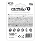 Batterie ricaricabili everActive Ni-MH R6 AA 2000 mAh Silver Line