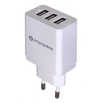 Caricabatterie da parete USB everActive SC-300 3xUSB 3.4A