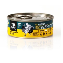 3COTY Pollo con spirulina - cibo umido per gatti - 80g