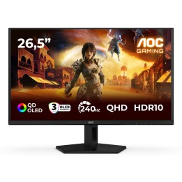 AOC G4 Q27G41ZDF monitor per computer 67.3 cm (26.5 ) 2560 x 1440 pixel Quad HD QD-OLED nero rosso