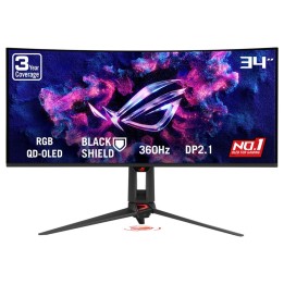 ASUS ROG Swift OLED PG34WCDN monitor per computer 86.4 cm (34 ) 3440 x 1440 pixel Wide Quad HD QD-OLED nero